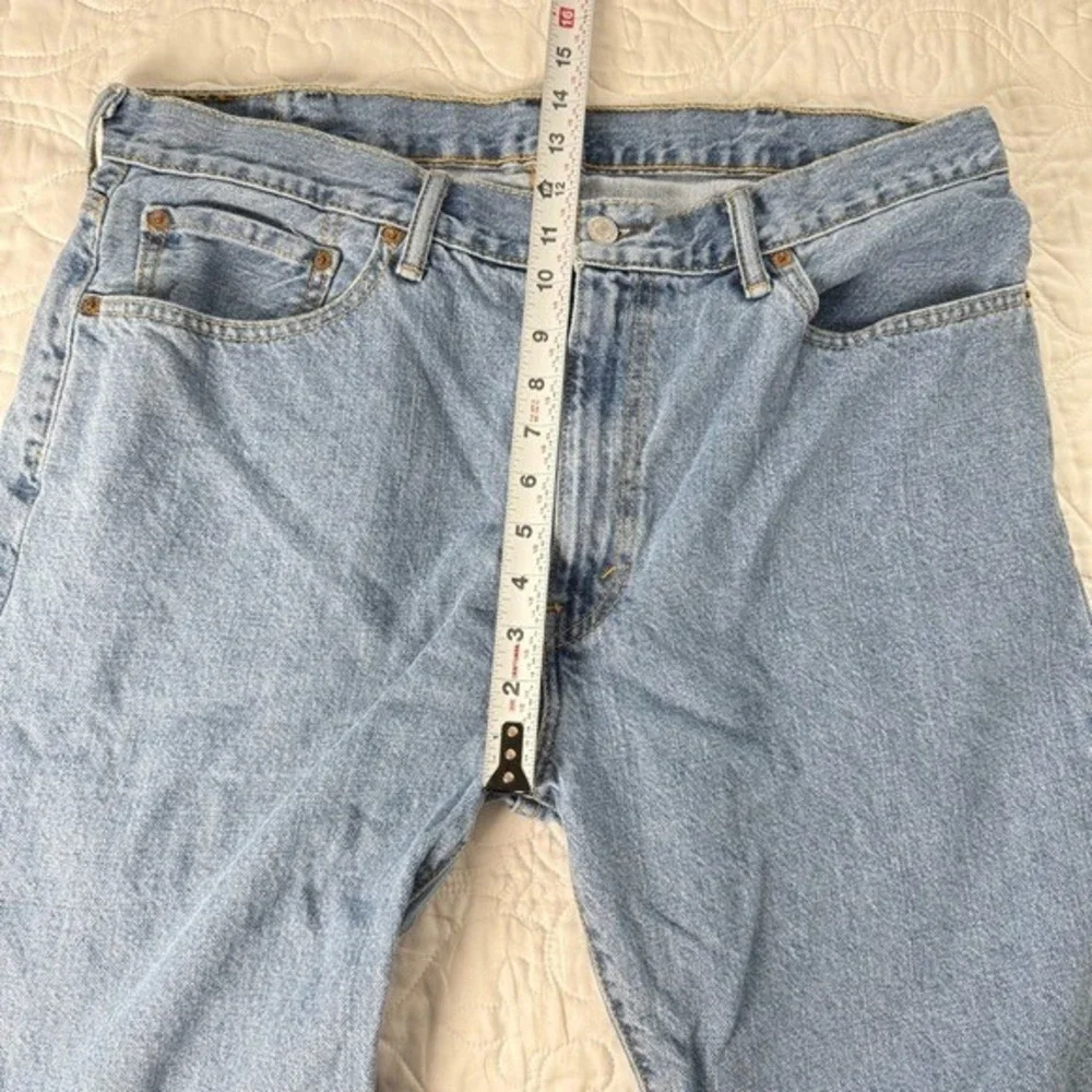Vtg Levi's 505 100% Cotton Blue Denim Jorts Shorts Men's 38‎ Waist 10